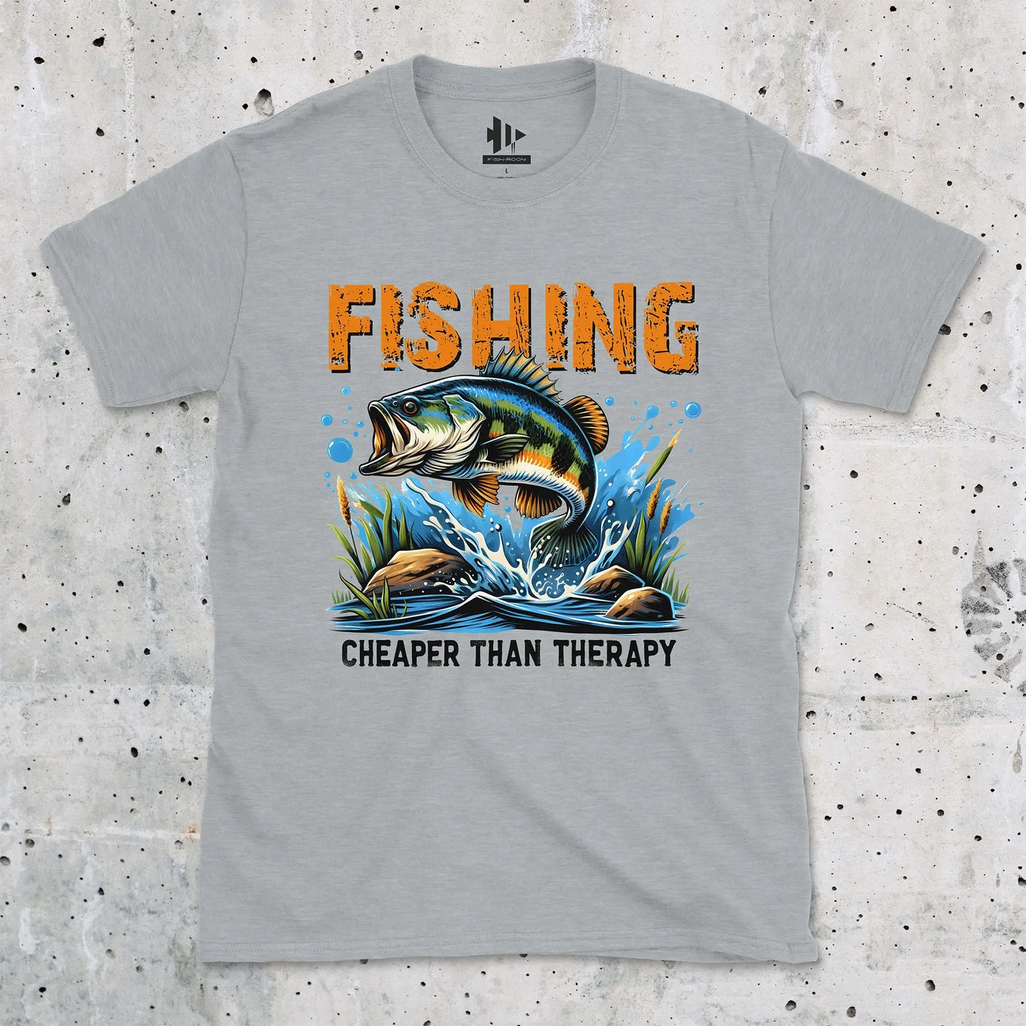 Sport Grey, Cheaper Than Therapy Tee – fish-room