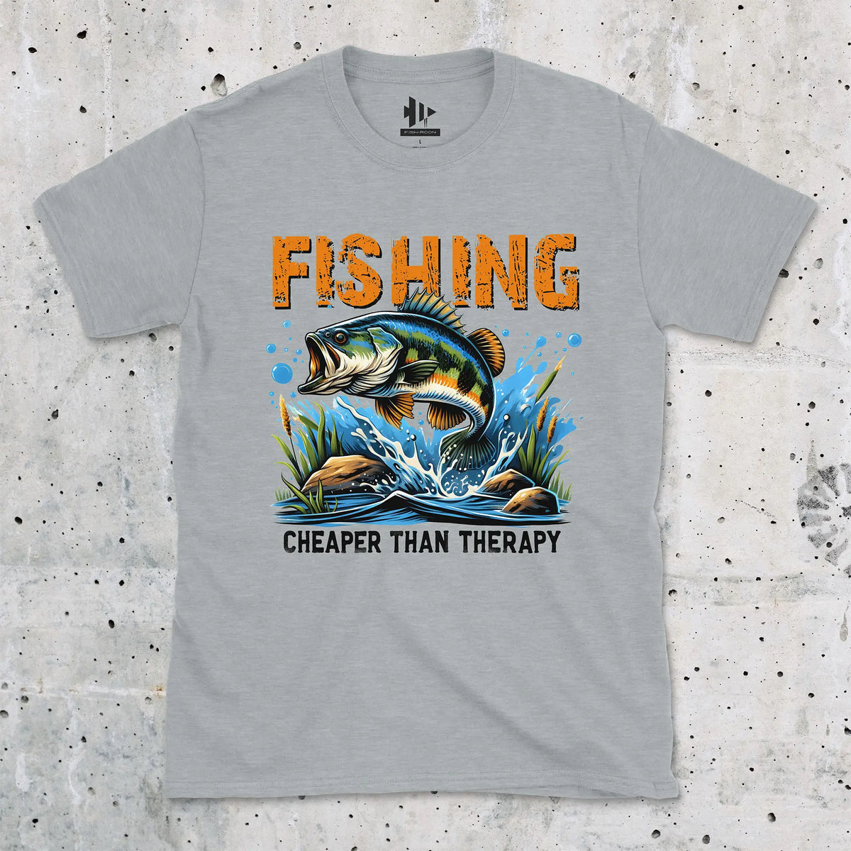 Sport Grey, Cheaper Than Therapy Tee – fish-room