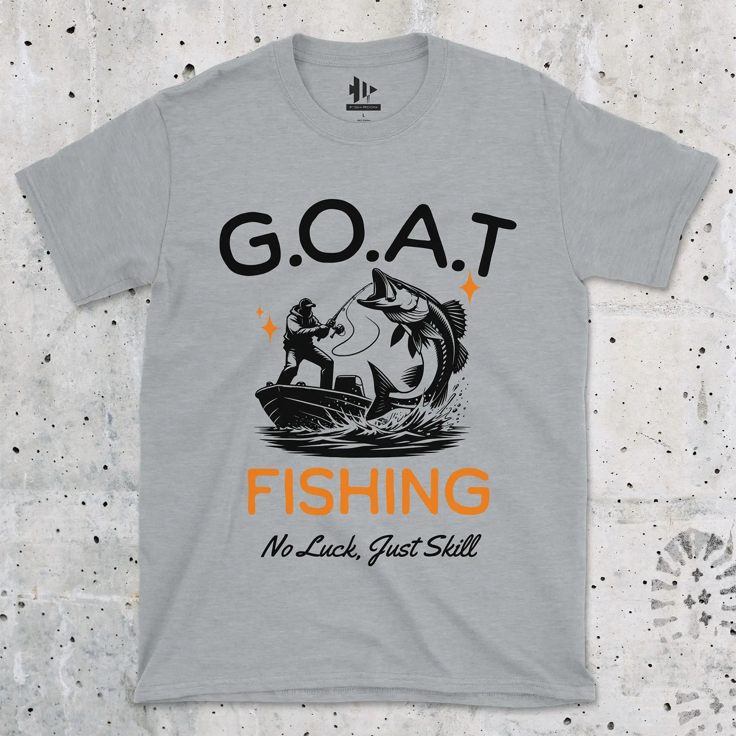 Sport Grey, GOAT Fishing Tee – fish-room