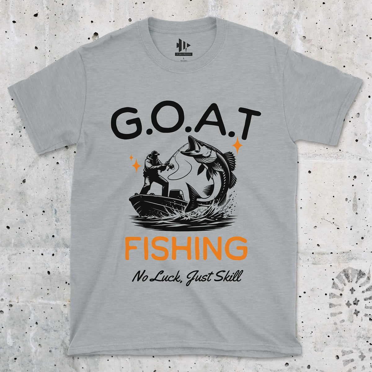Sport Grey, GOAT Fishing Tee – fish-room