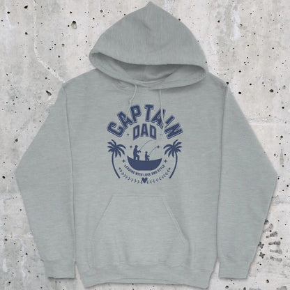 Sport Grey, Captain Dad Hoodie – fish-room