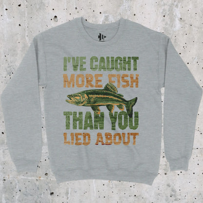 Sport Grey, I've Caught More Fish Sweatshirt – fish-room