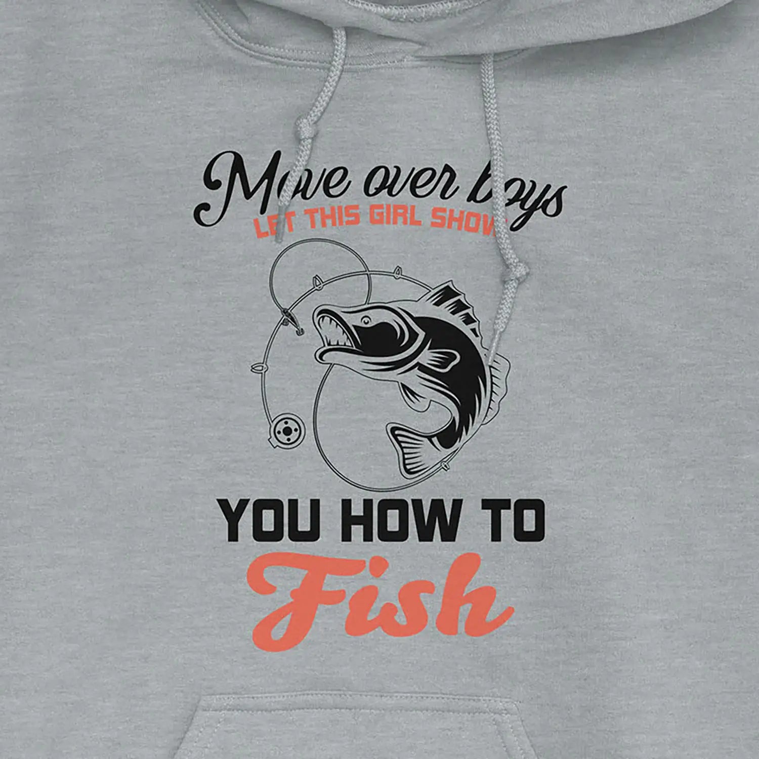 Sport Grey, Move Over Boys! Hoodie – fish-room