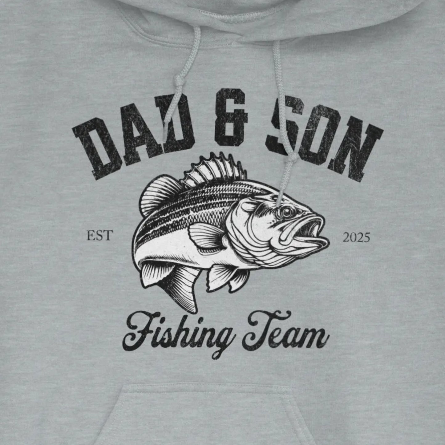 Sport Grey, Dad & Son Fishing Team Hoodie – fish-room