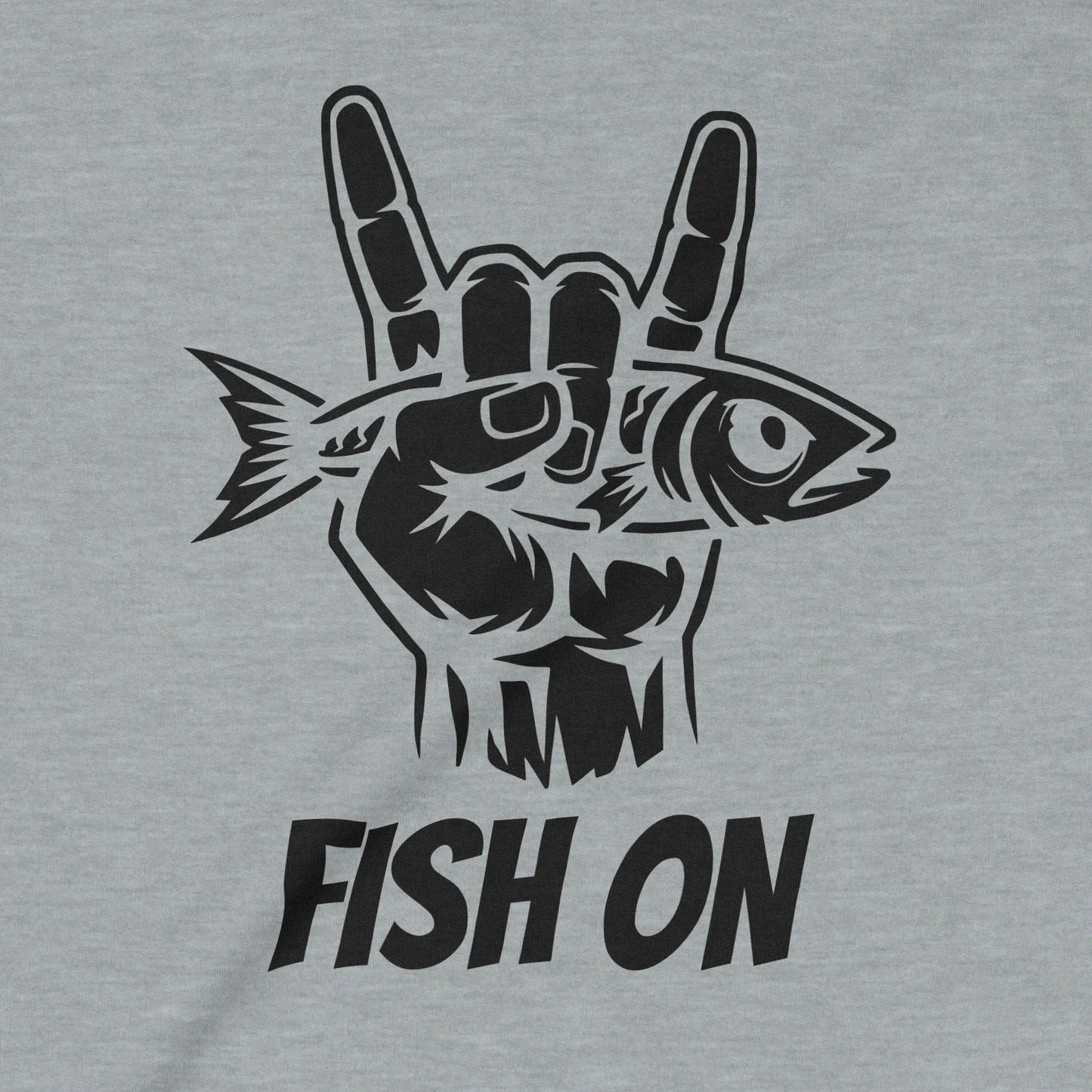 Sport Grey, Fish On Sweatshirt – fish-room