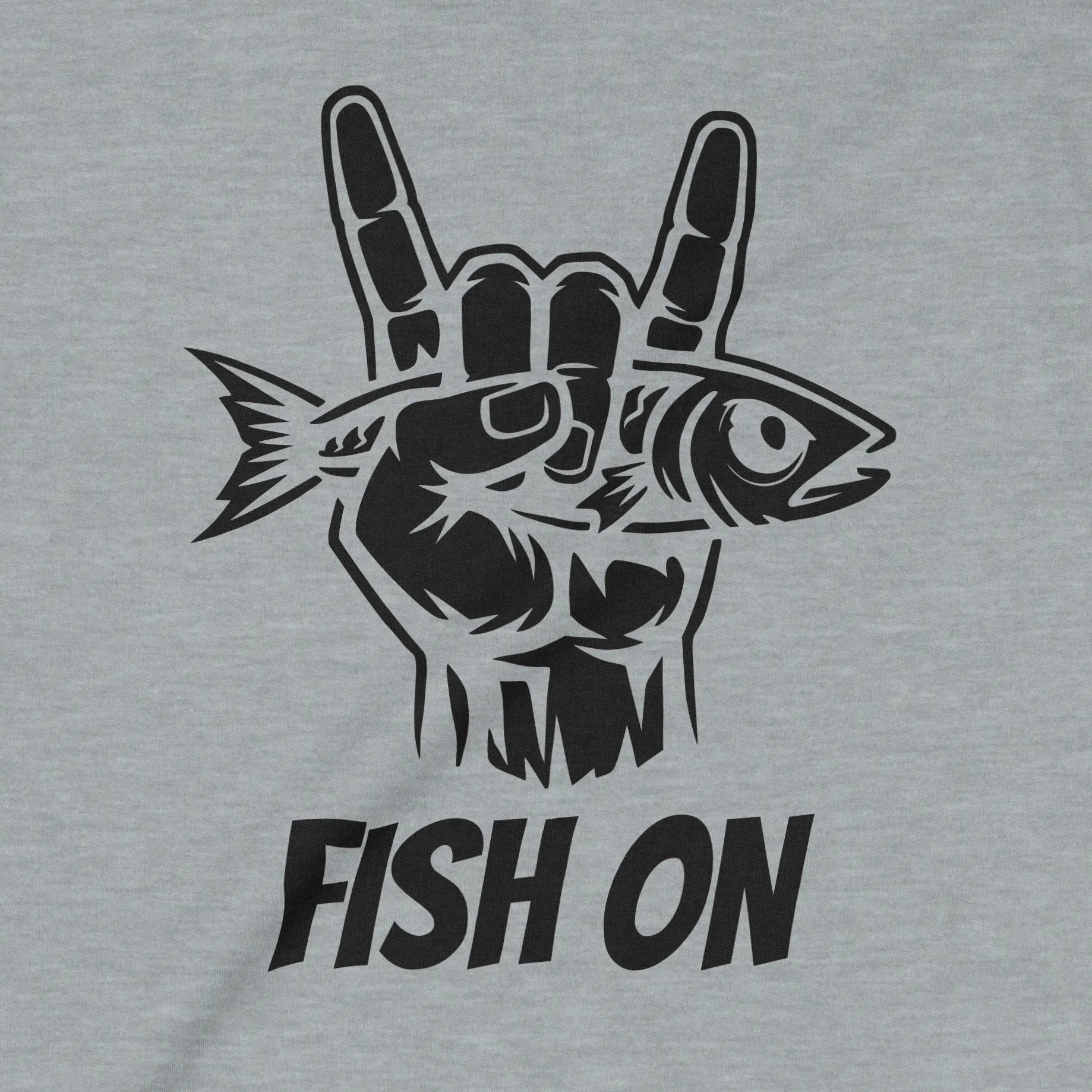 Sport Grey, Fish On Sweatshirt – fish-room