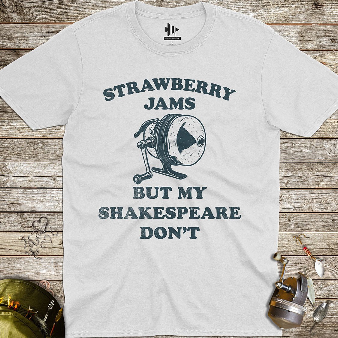 Strawberry Jams – But My Shakespeare Don’t Tee - FISH - ROOM LLC