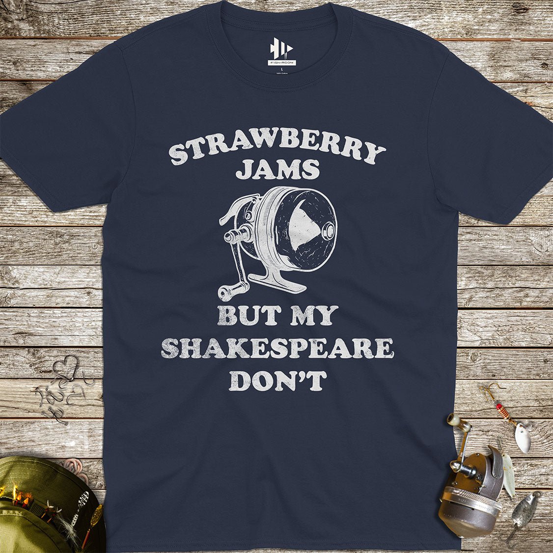 Strawberry Jams – But My Shakespeare Don’t Tee - FISH - ROOM LLC