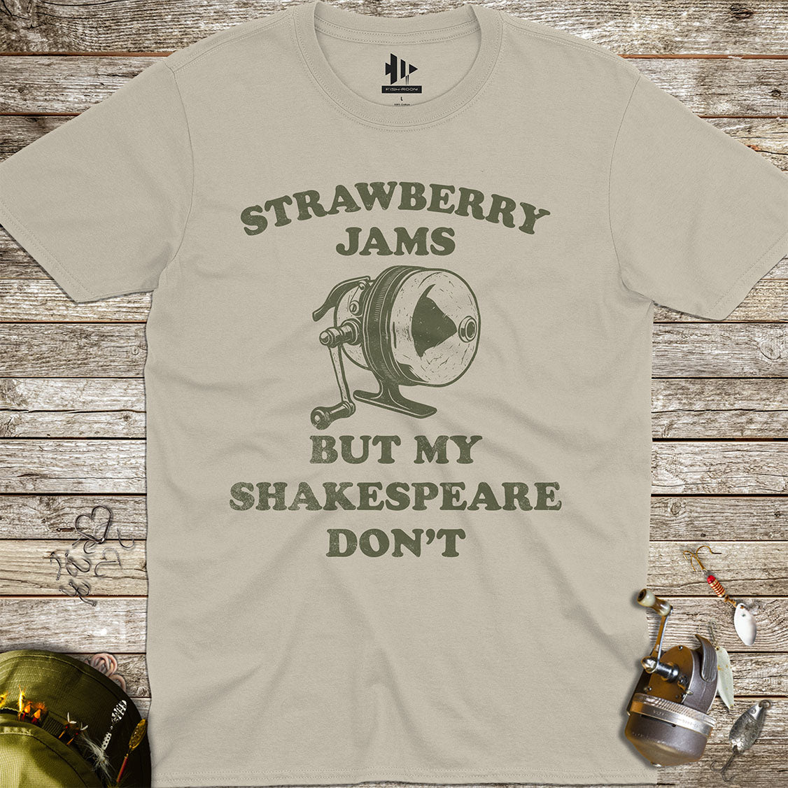 Strawberry Jams – But My Shakespeare Don’t Tee - FISH - ROOM LLC
