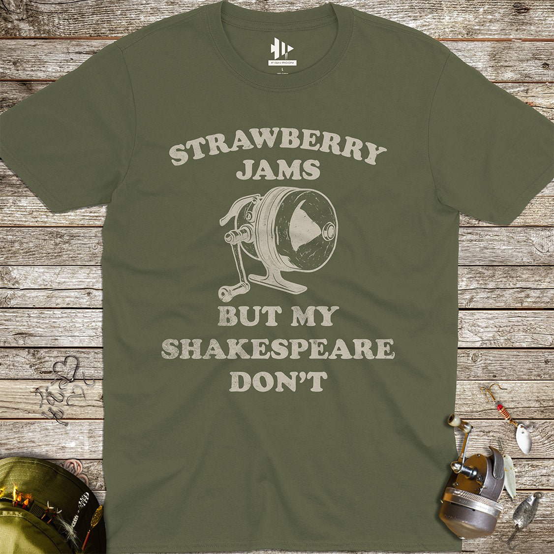 Strawberry Jams – But My Shakespeare Don’t Tee - FISH - ROOM LLC