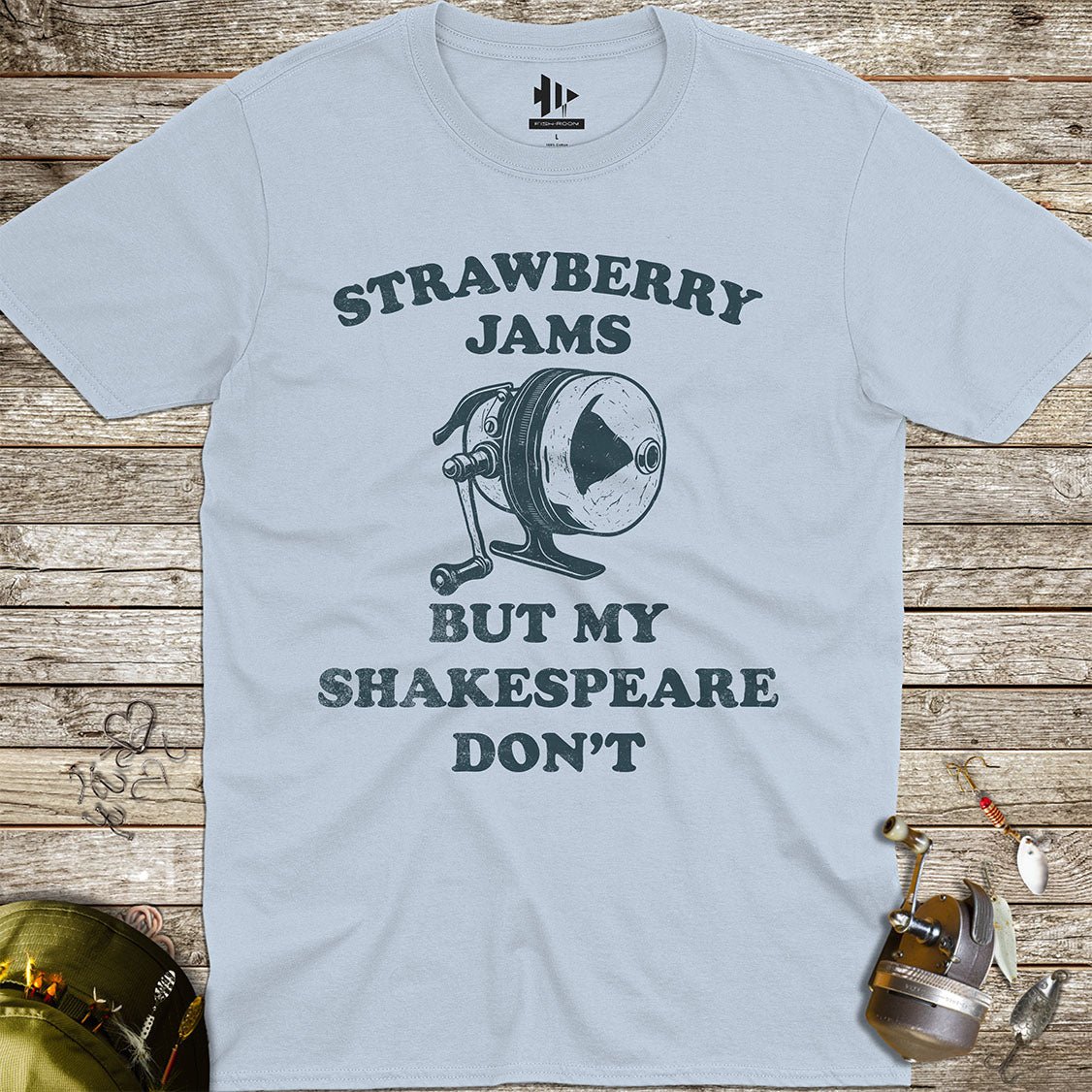 Strawberry Jams – But My Shakespeare Don’t Tee - FISH - ROOM LLC