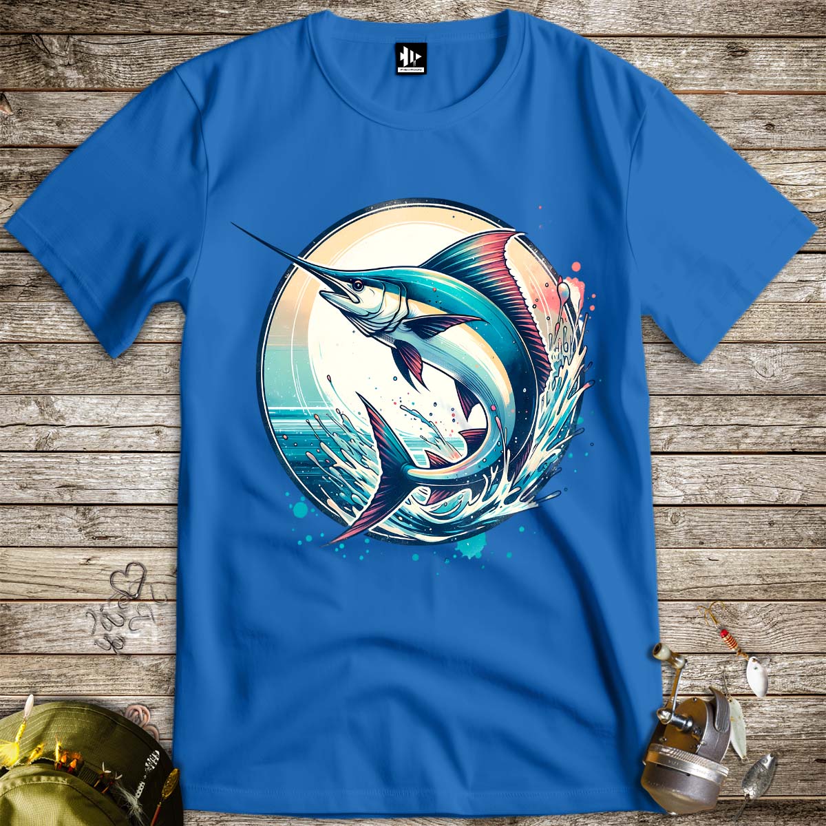 Swordfish Ocean Sunset Tee - FISH - ROOM LLC