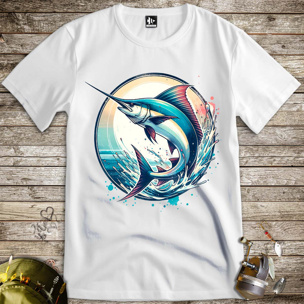 Swordfish Ocean Sunset Tee - FISH - ROOM LLC