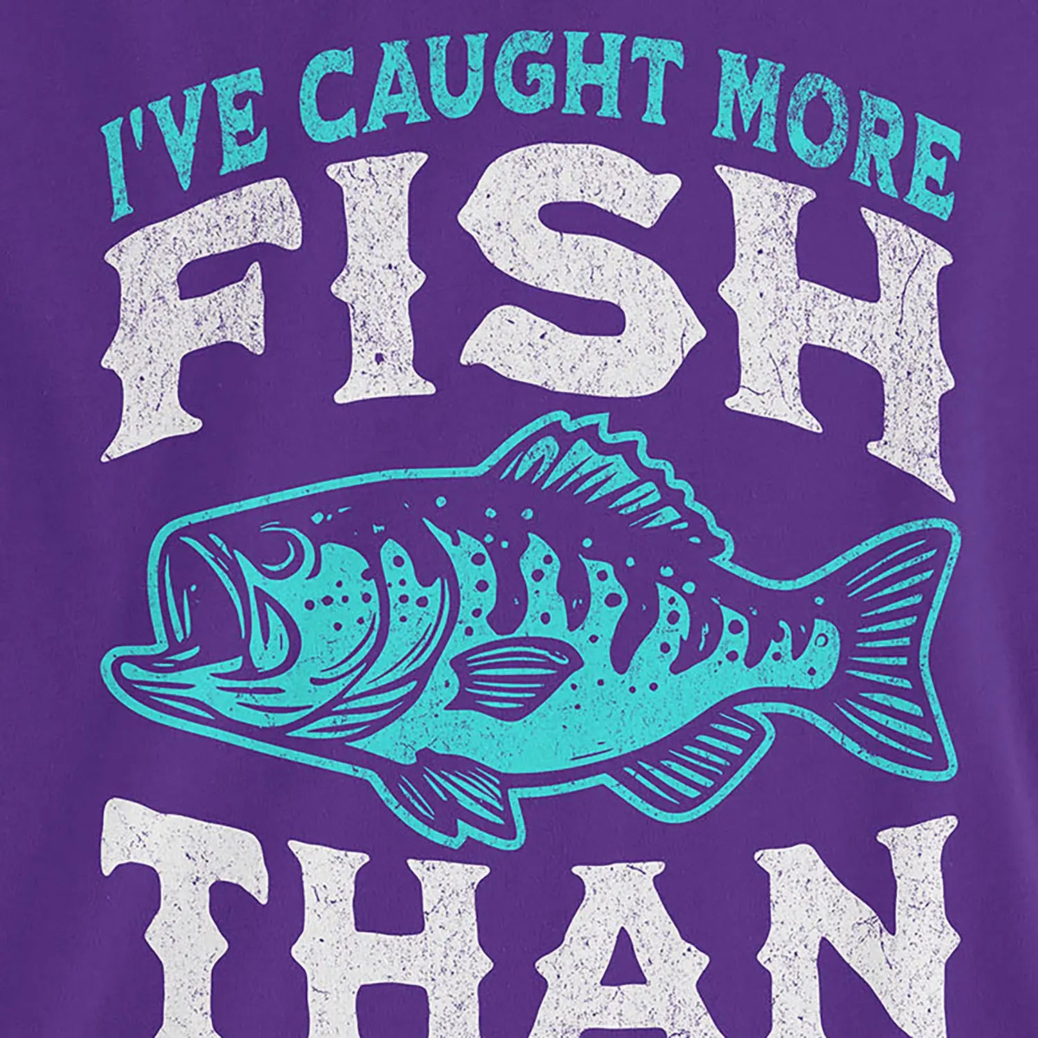 Team Purple, I've Caught More Fish Ladies’ Tee – fish-room