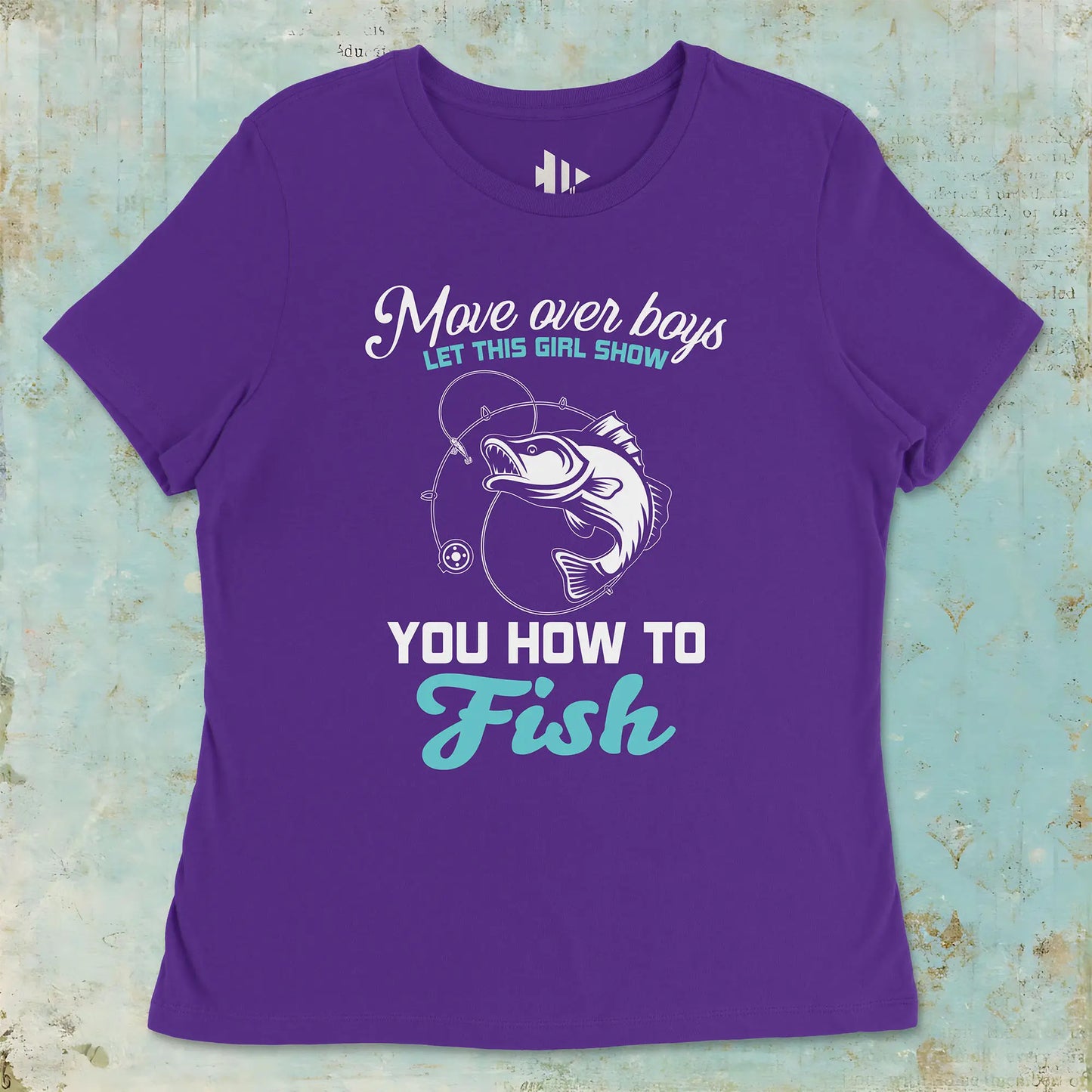Team Purple, Move Over Boys Ladies’ Tee – fish-room