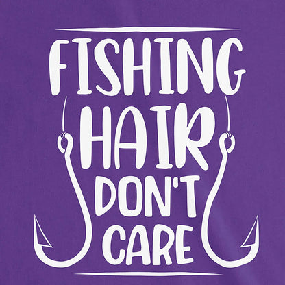 Team Purple, Fishing Hair Don't Care Ladies’ Tee – fish-room