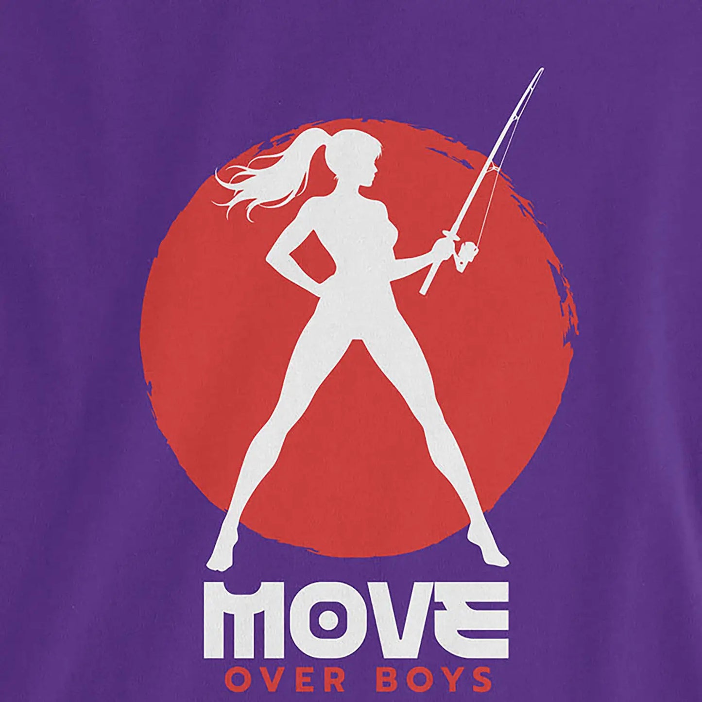 Team Purple, Move Over Boys Ladies’ Tee – fish-room