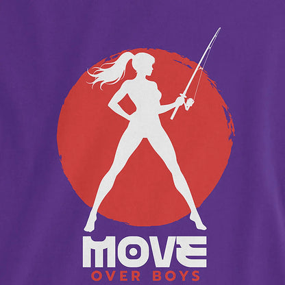 Team Purple, Move Over Boys Ladies’ Tee – fish-room