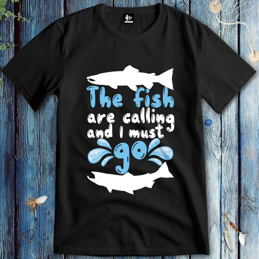 fish-room llc T-Shirt Black / S The Fish are Calling T-Shirt