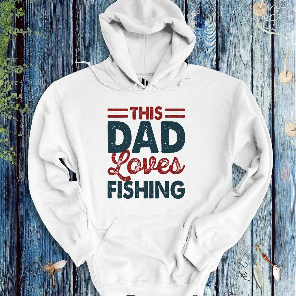 This Dad Loves Fishing Hoodie - FISH - ROOM LLC