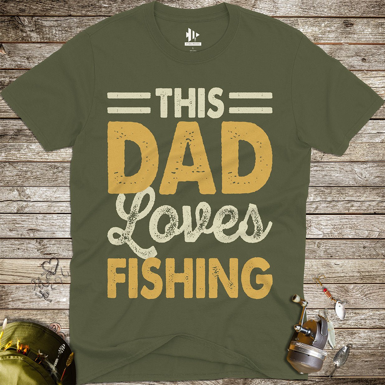 This Dad Loves Fishing Tee - FISH - ROOM LLC