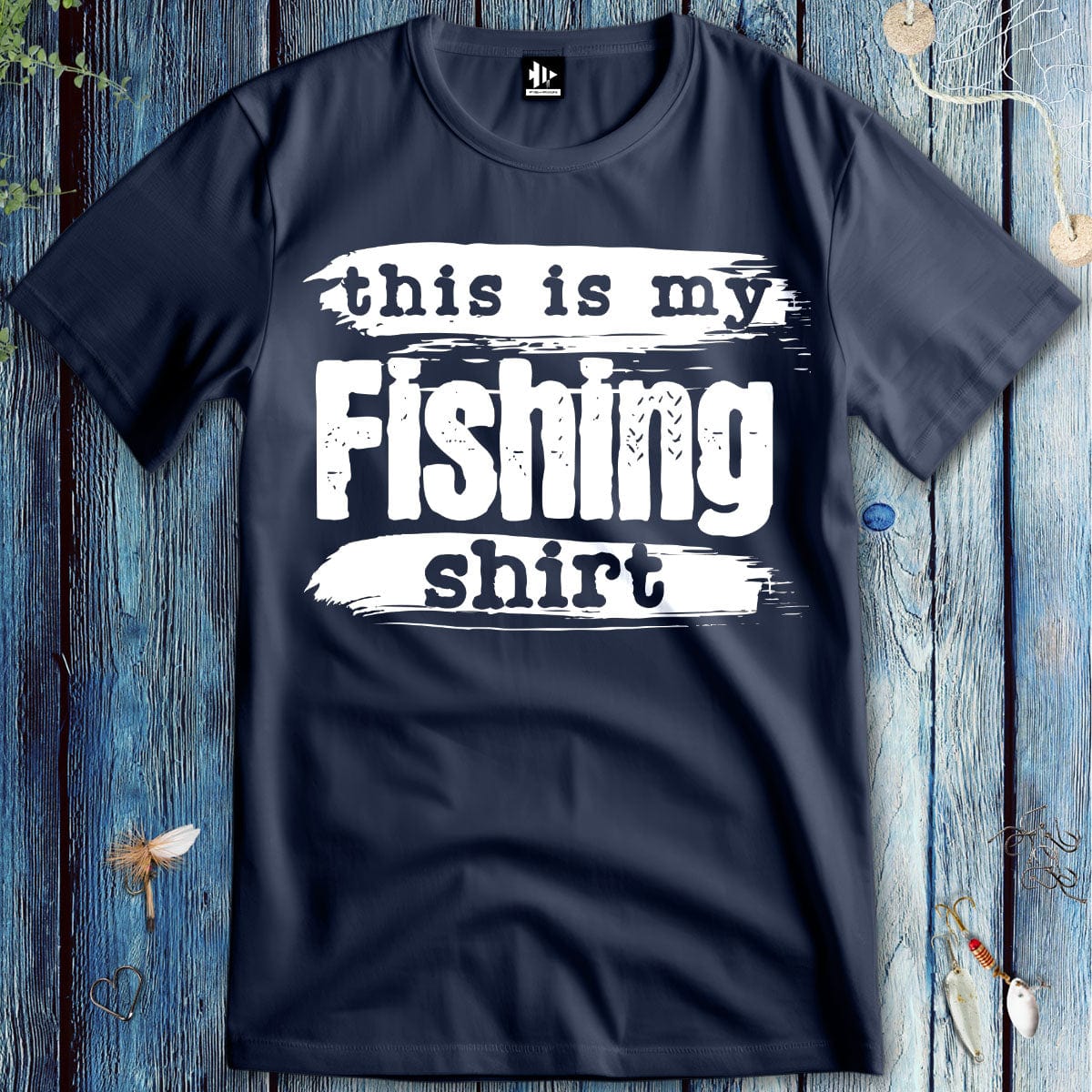 fish-room llc T-Shirt Navy / S This is My Fishing Shirt