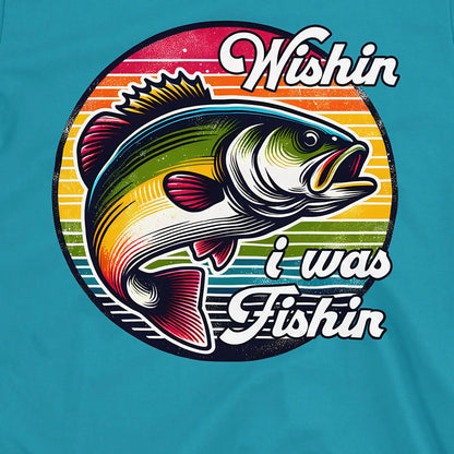 Tropical Blue, Wishin' I was Fishin' Tee – fish-room
