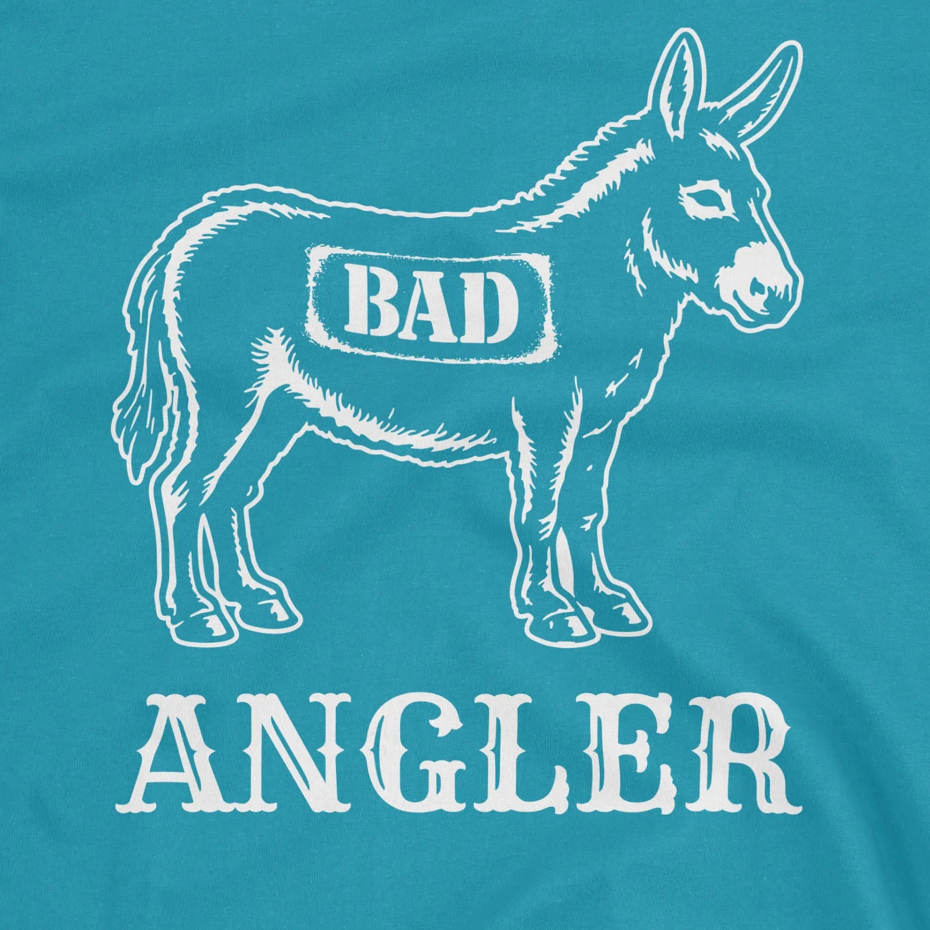 Tropical Blue, Bad Ass Angler Tee – fish-room