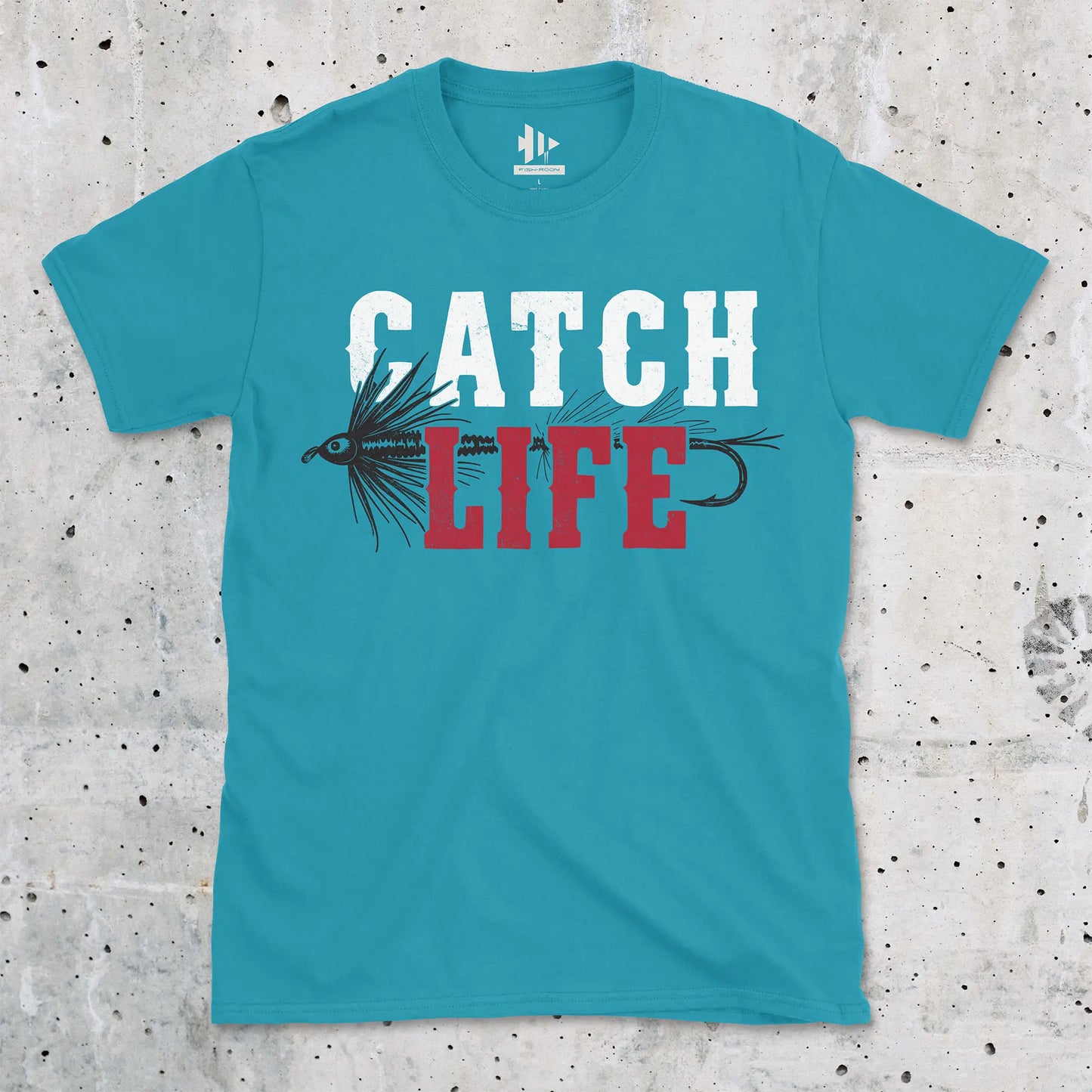 Tropical Blue, Catch Life Tee – fish-room