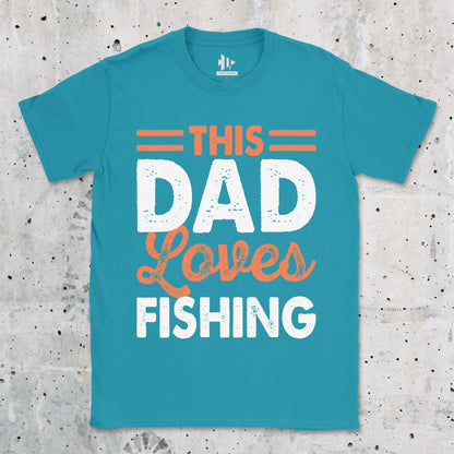 Tropical Blue, This Dad Loves Fishing Tee – fish-room