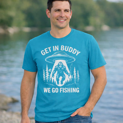 Tropical Blue, Get In Buddy, We Go Fishing Tee – fish-room