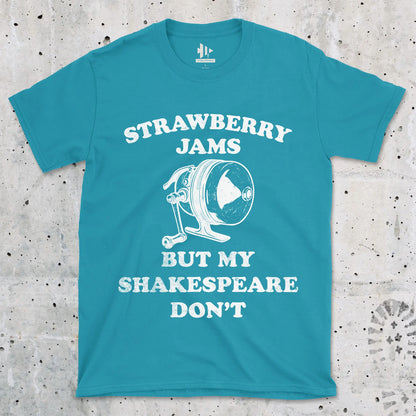 Tropical Blue, Strawberry Jams – But My Shakespeare Don’t Tee – fish-room