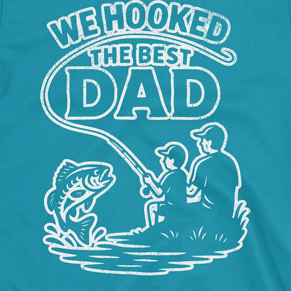 Tropical Blue, We Hooked the Best Dad Tee – fish-room