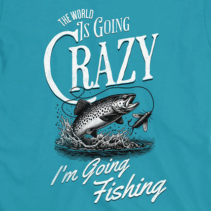 Tropical Blue, The World Is Going Crazy Tee – fish-room
