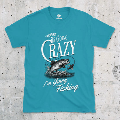 Tropical Blue, The World Is Going Crazy Tee – fish-room