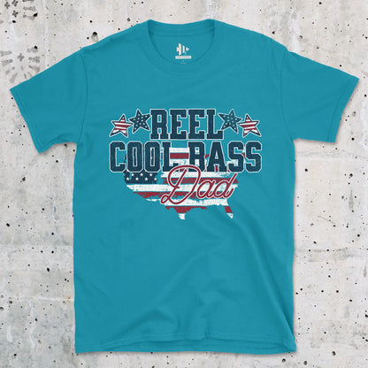 Tropical Blue, Reel Cool Bass Dad Tee – fish-room