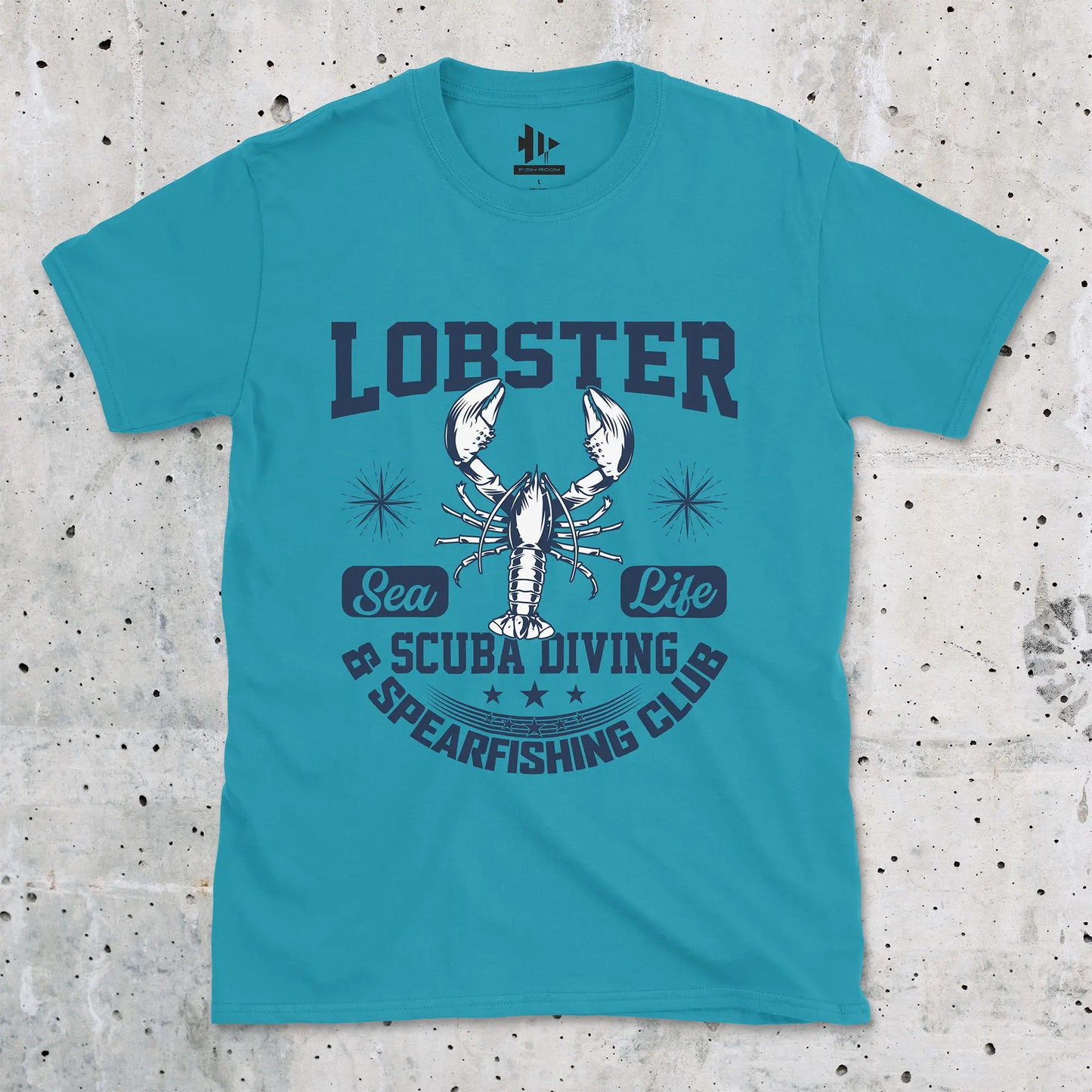 Tropical Blue, Lobster Sea Fishing Tee – fish-room