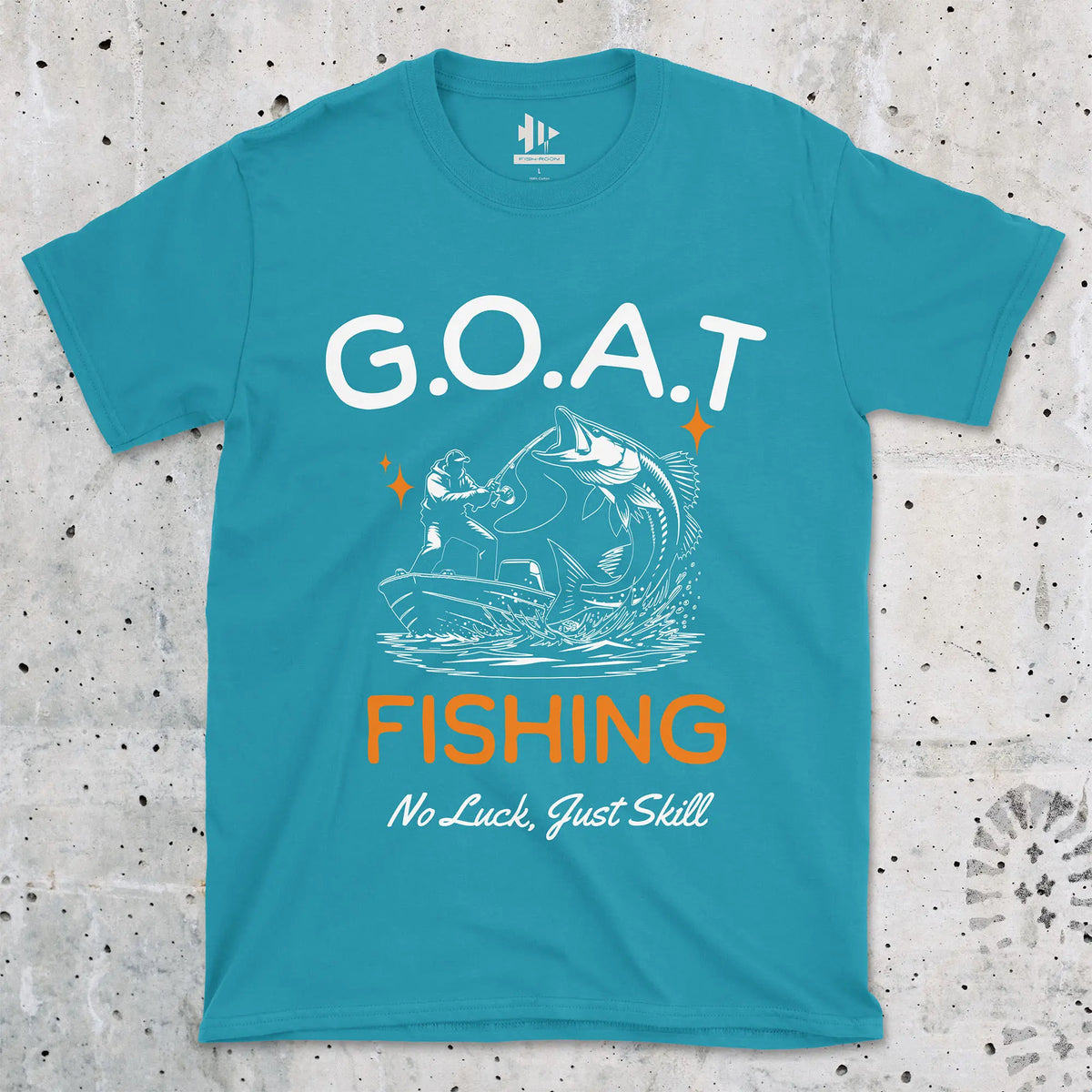 Tropical Blue, GOAT Fishing Tee – fish-room