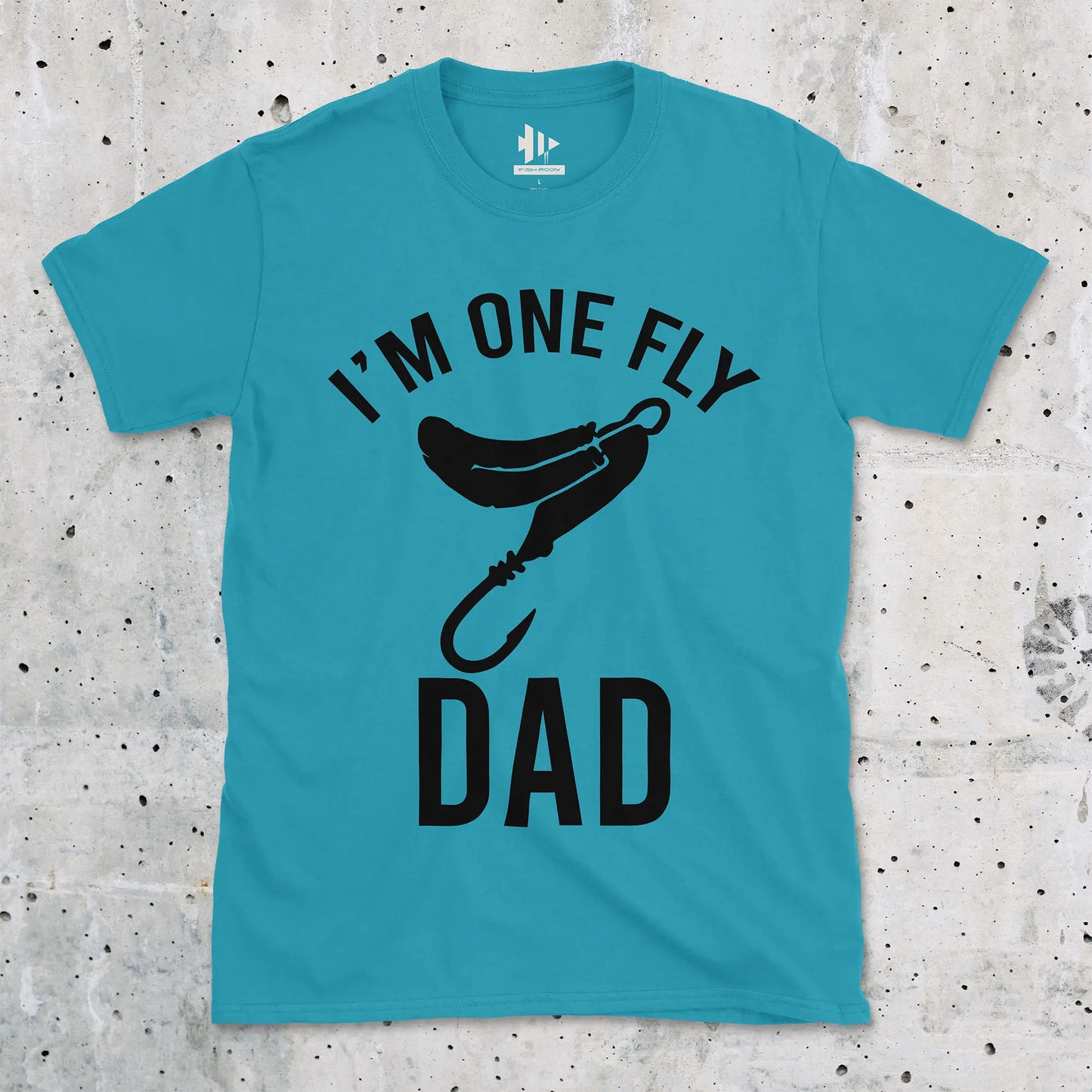 Tropical Blue, I'm One Fly Dad Tee – fish-room