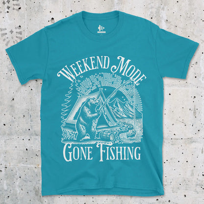 Tropical Blue, Weekend Mode: Gone Fishing Tee – fish-room