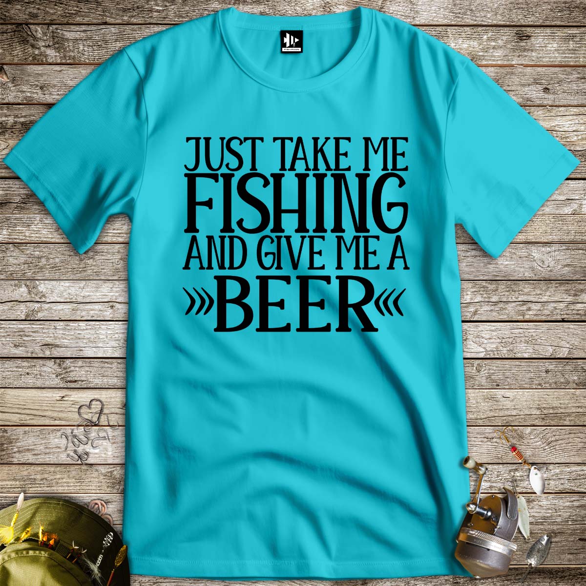 Just Take Me Fishing Tee-funny fishing t shirt-FISH-ROOM LLC