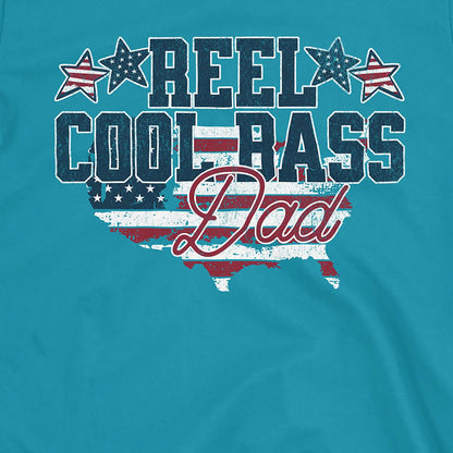 Tropical Blue, Reel Cool Bass Dad Tee – fish-room