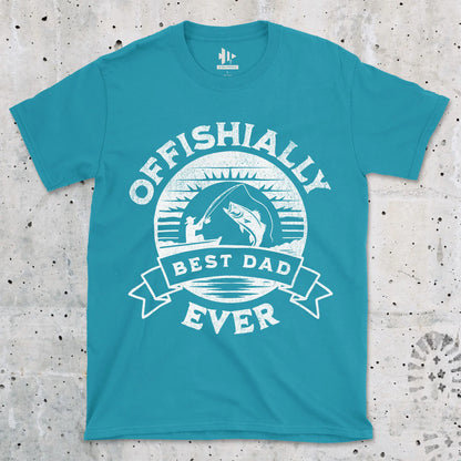 Tropical Blue, Offishially Best Dad Ever Tee – fish-room