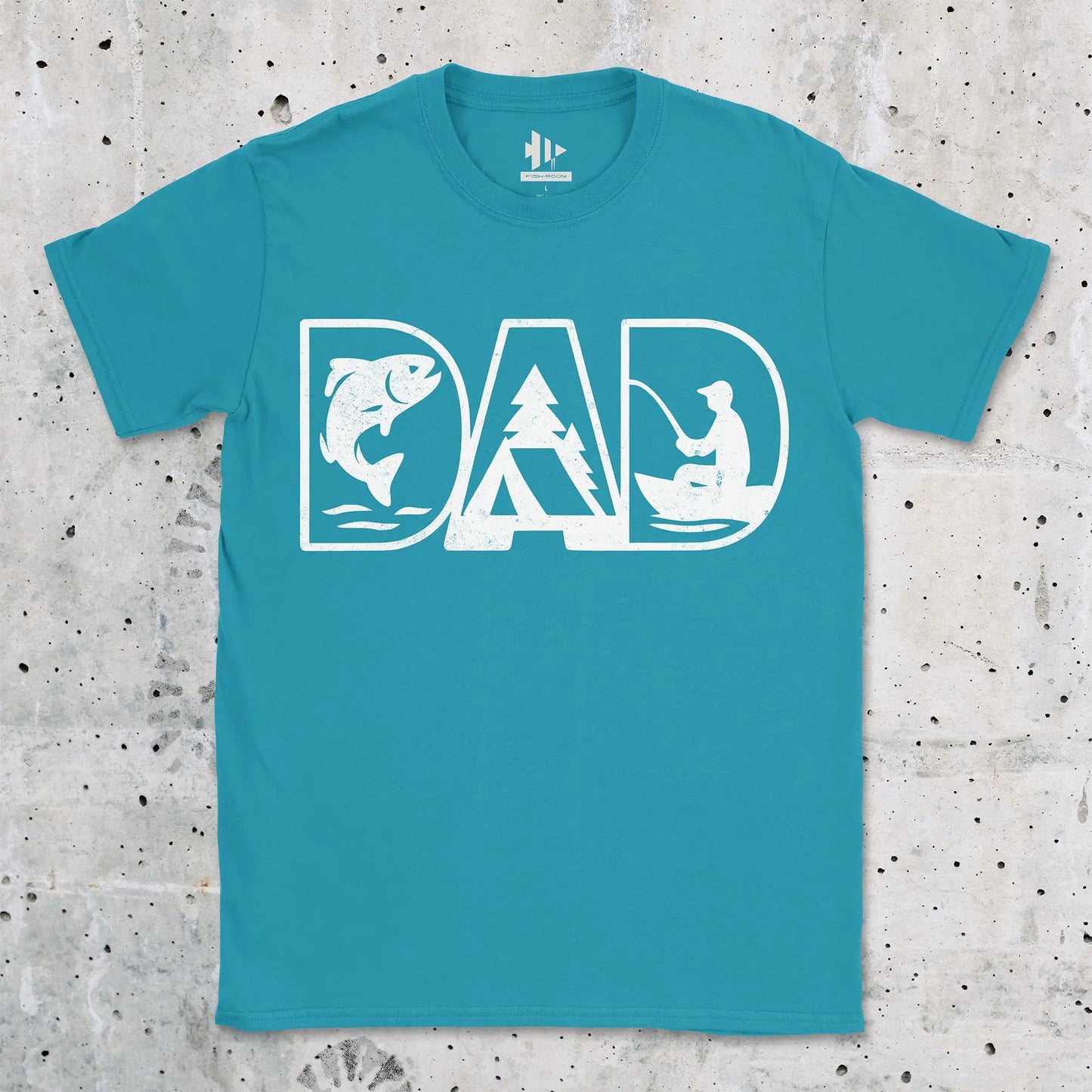 Tropical Blue, Dad Tee – fish-room