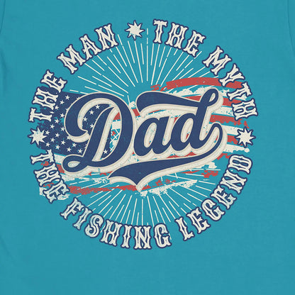 Tropical Blue, Legendary Dad Fishing Tee – fish-room