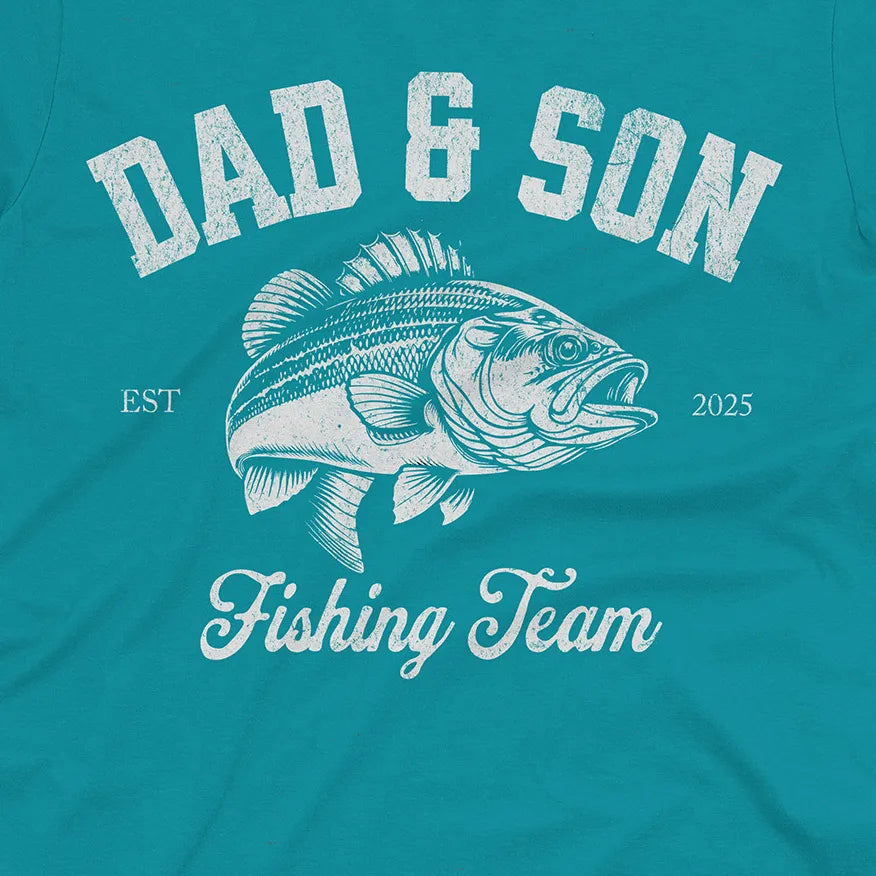 Dad & Son Fishing Team Tee