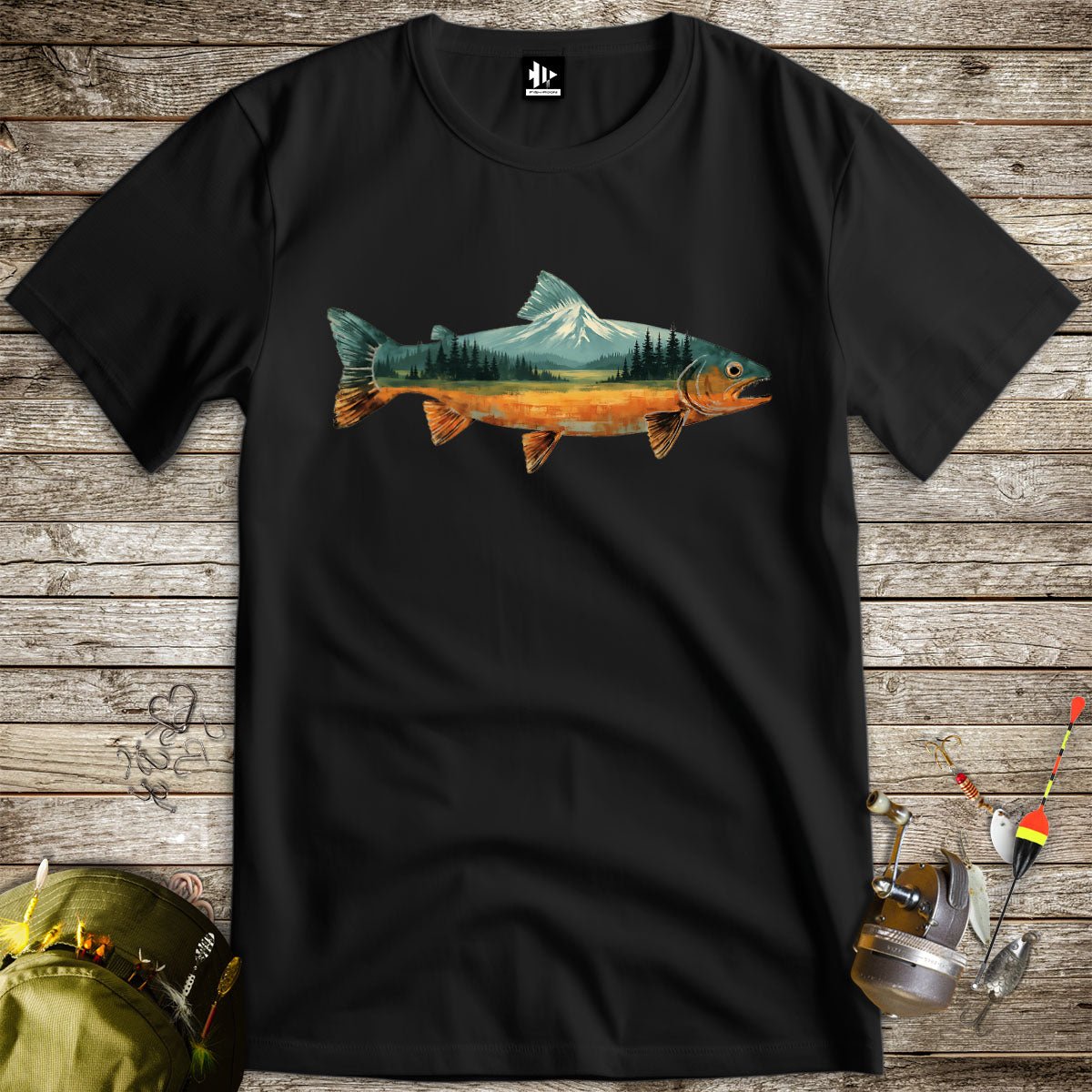 Troutscape Tee - FISH - ROOM LLC