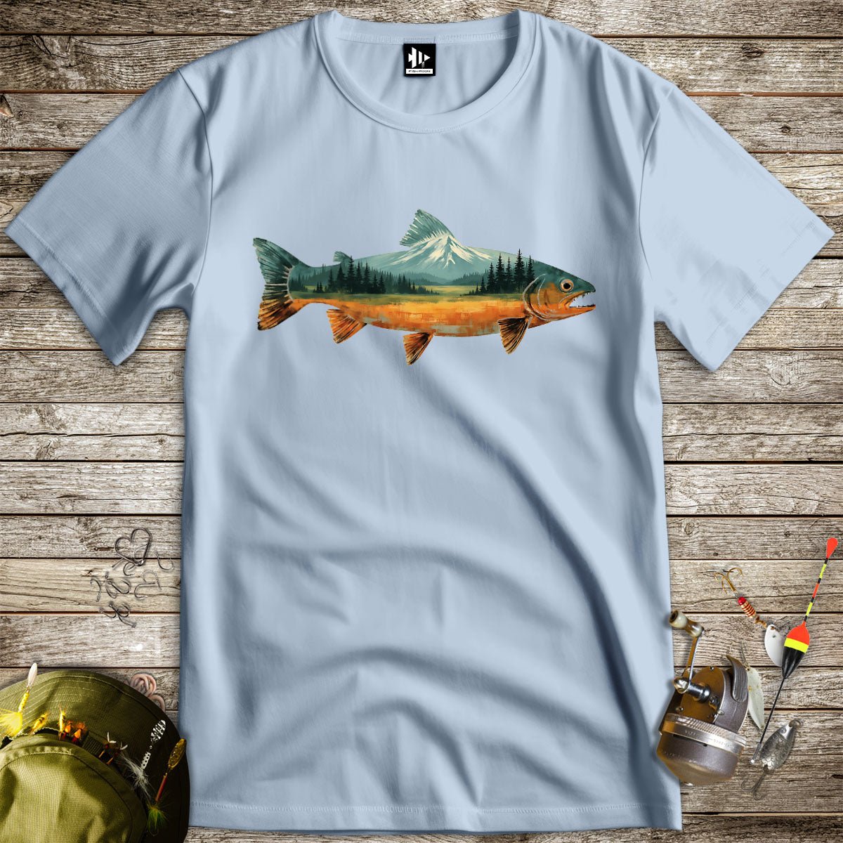Troutscape Tee - FISH - ROOM LLC