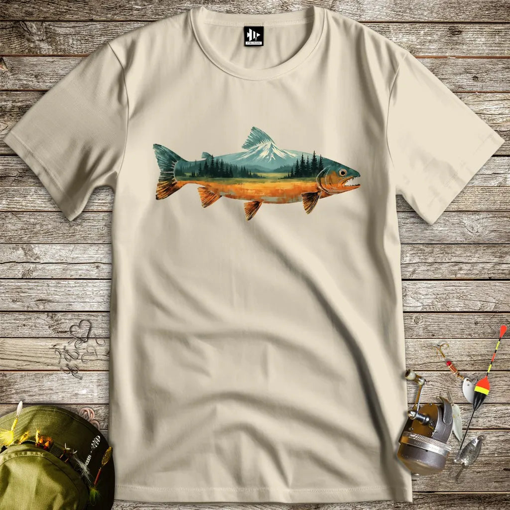 Troutscape Tee - FISH - ROOM LLC