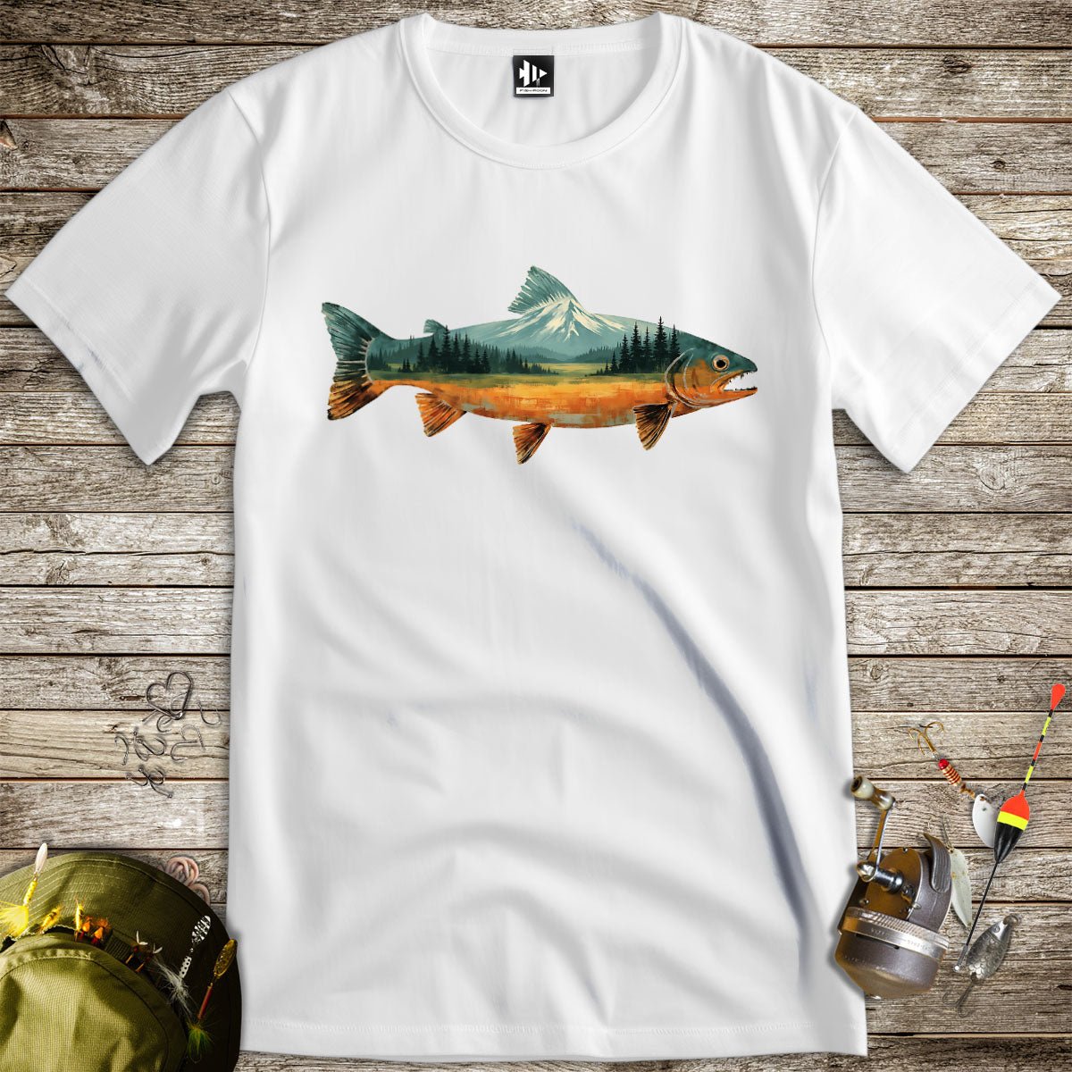 Troutscape Tee - FISH - ROOM LLC